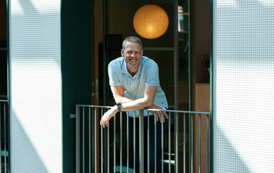 Dag Olav Norem, daglig leder i Folio har mange anledninger til å smile.