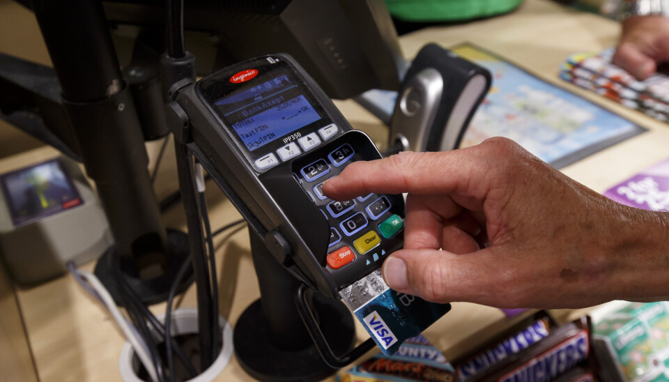Illustrasjonsbilde. Detaljhandelen tar seg opp i andre kvartal. Illustrasjonsbilde, betalingsterminal.