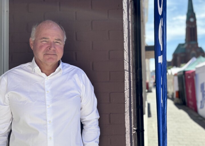 Jon Brenden, leder for bedriftsmarked Norge i Nordea, på Arendalsuka 2025.