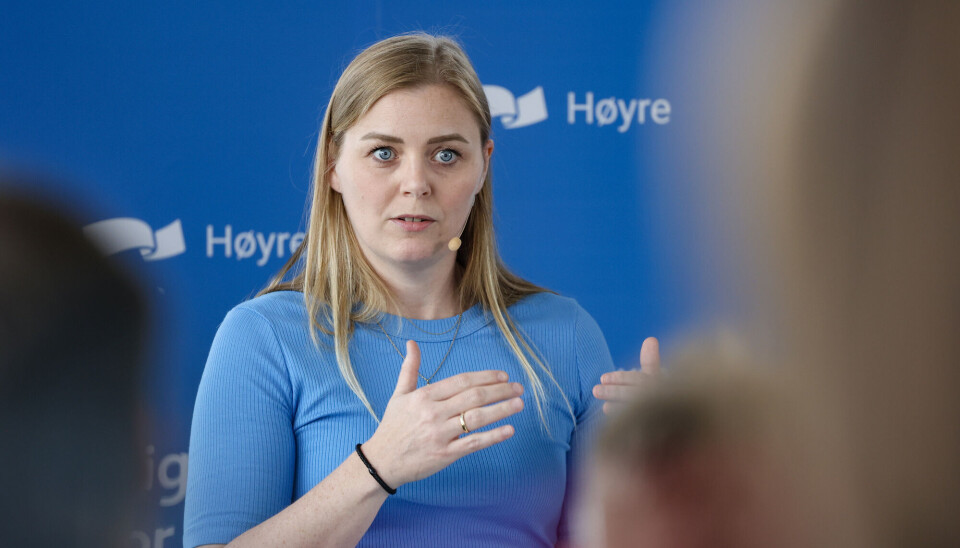 Finanspolitisk talsperson i Høyre, Tina Bru.