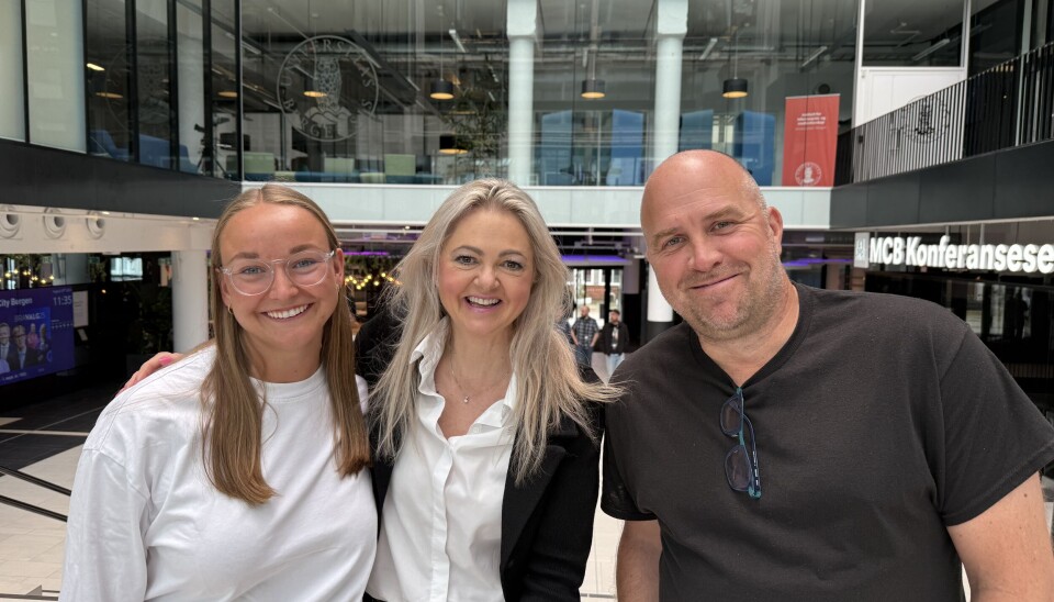 Innovasjon Norges kontor i Silicon Valley skal samarbeide med Aparta for å skape vekst i nye markeder, fra venstre Ingrid Hammer, Innovasjon Norge, Eilin Schjetne, Aparta, Alexander Bergo, Innovasjon Norge.