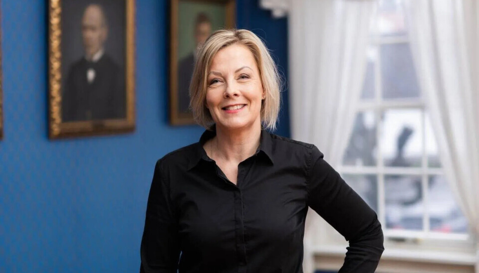 Anne-Grethe Knudsen, administrerende direktør i Lillesands Sparebank