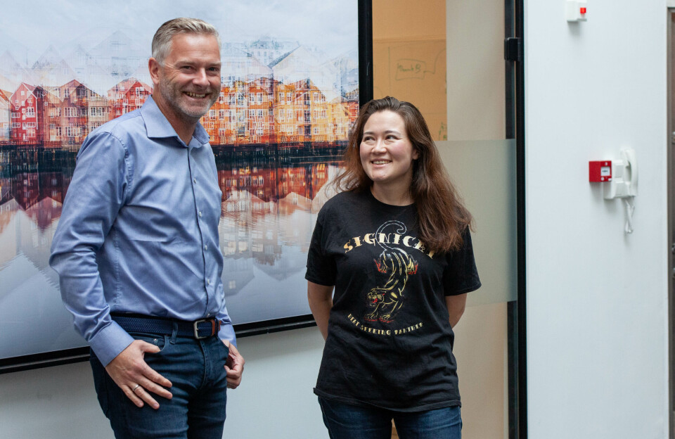 Petter Iversen, Norgessjef og Nina Mathisen, produktsjef i Signicat