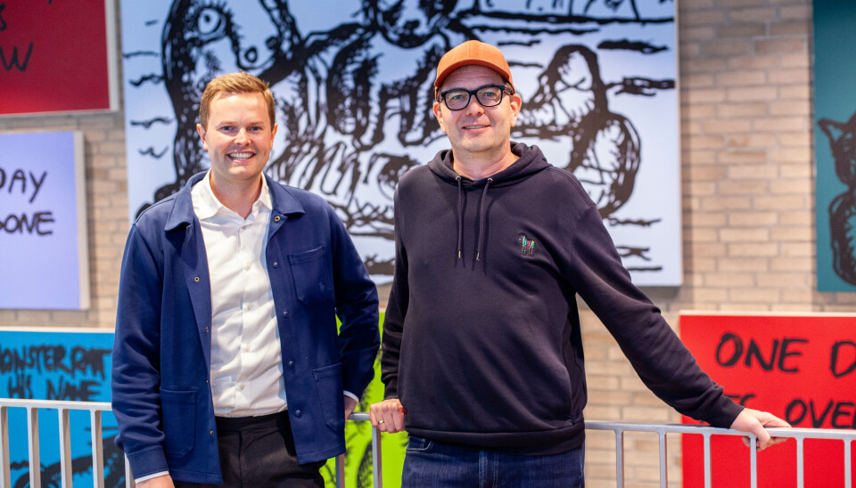 Gunnar Høivik, leder for sparing og investering i DNB (t.v.) og Lars Hopland Nestås, leder for Sbanken lanserte en ny digital investeringsrådgiver for DNB-kundene i sommer og for Sbanken-kundene i forrige uke.