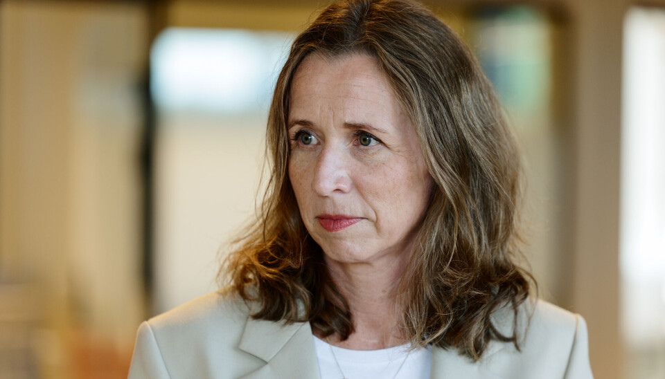 Justis- og beredskapsdepartementet foreslår at inkassosatsen skal økes fra 700 til 750 kroner. Her er justisminister Astri Aas-Hansen (Ap).