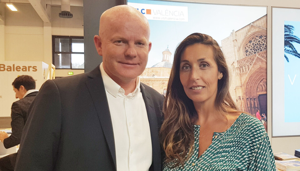 Harald Jellum, styreleder og Cristina Bruno, daglig leder i OmniaX International
